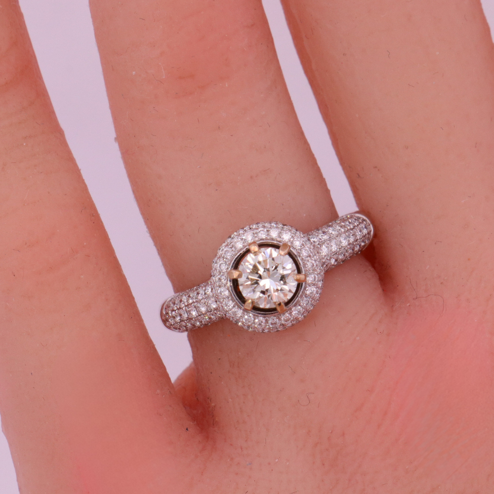 18k White Gold Diamond Ring – SW22959