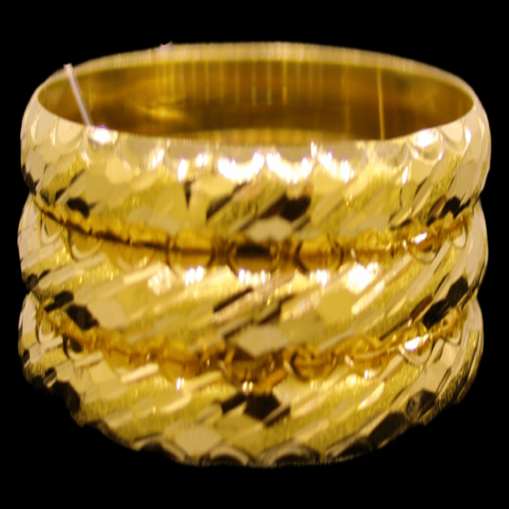 21K Gold Bangle Set (S)