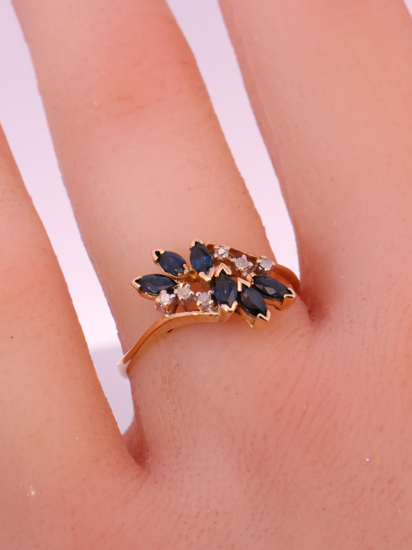 10K Diamond Fashion Ring