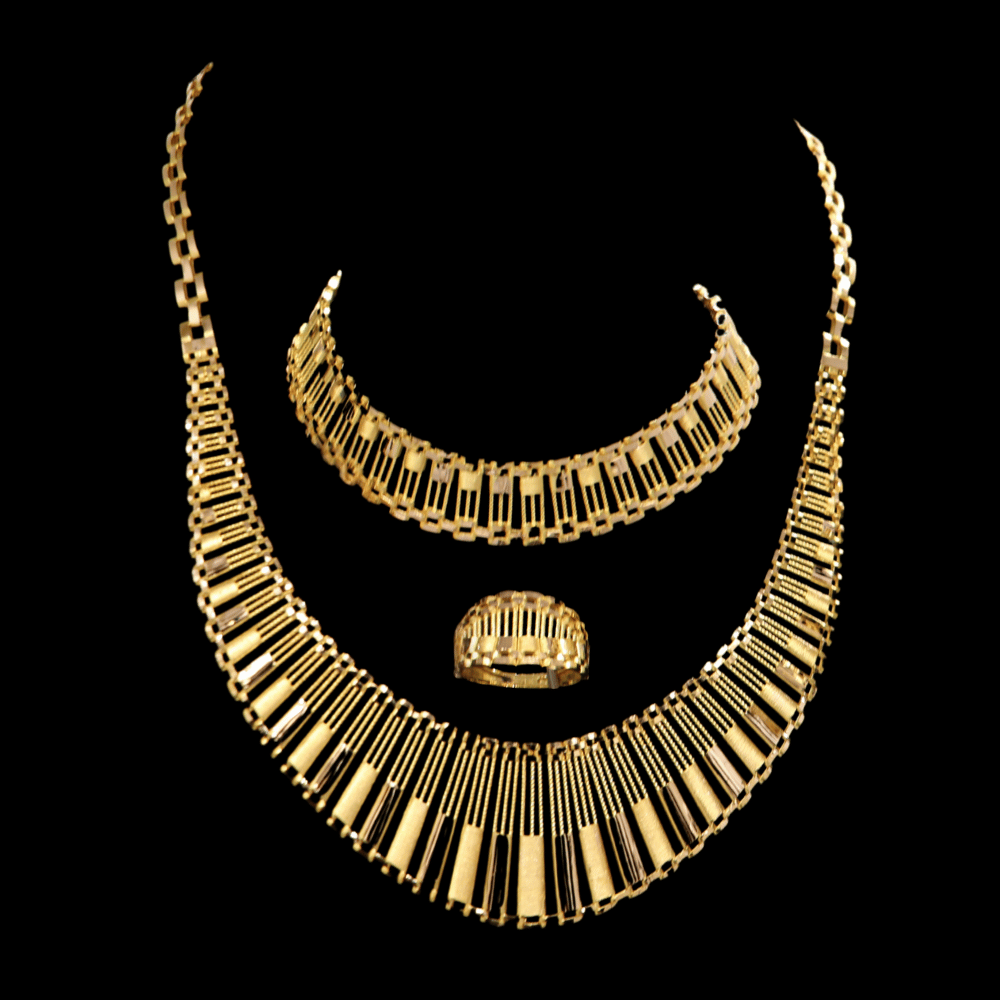 21K Gold Necklace Set