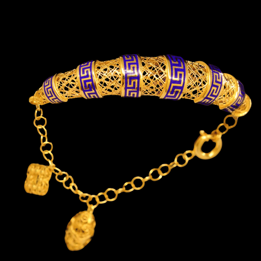 21K Gold Bangle Bracelet