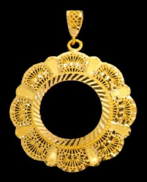 21K Gold Coin Frame – 20062