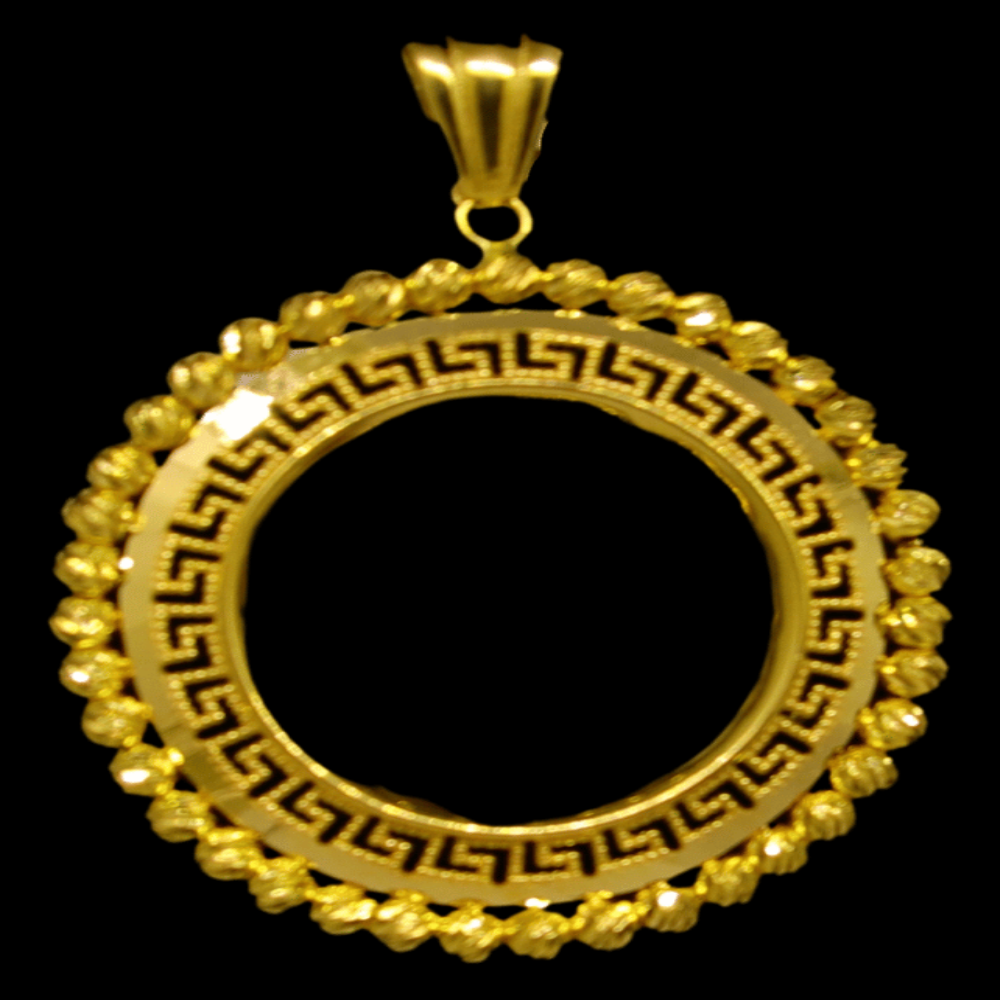 21K Gold Coin Frame