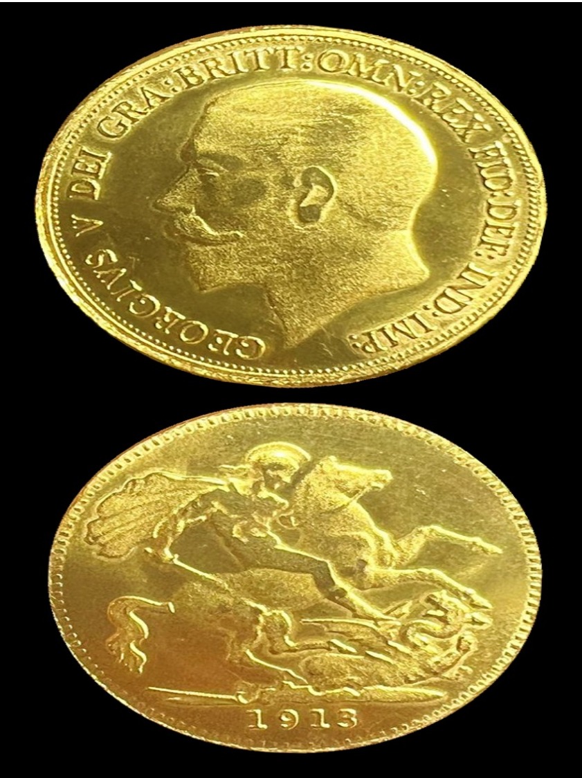 English 21K Copy Coin – 0014570