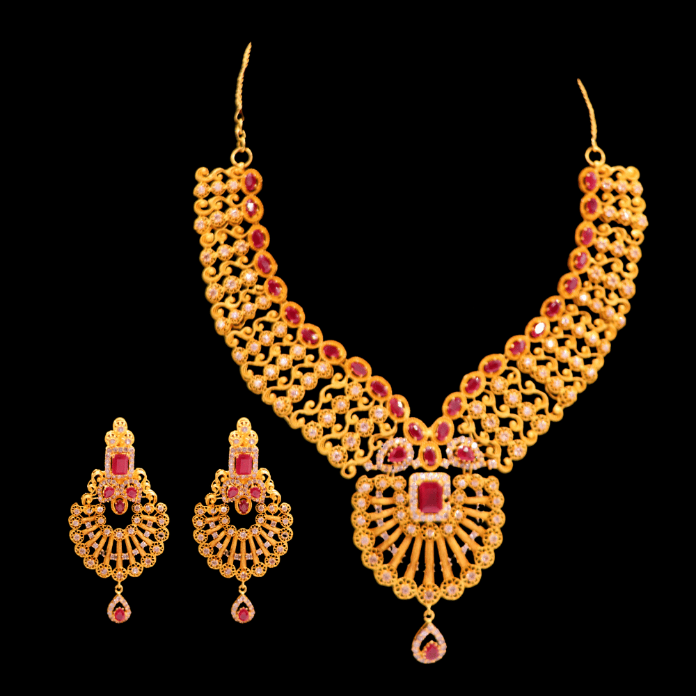 22K Gold Necklace Set