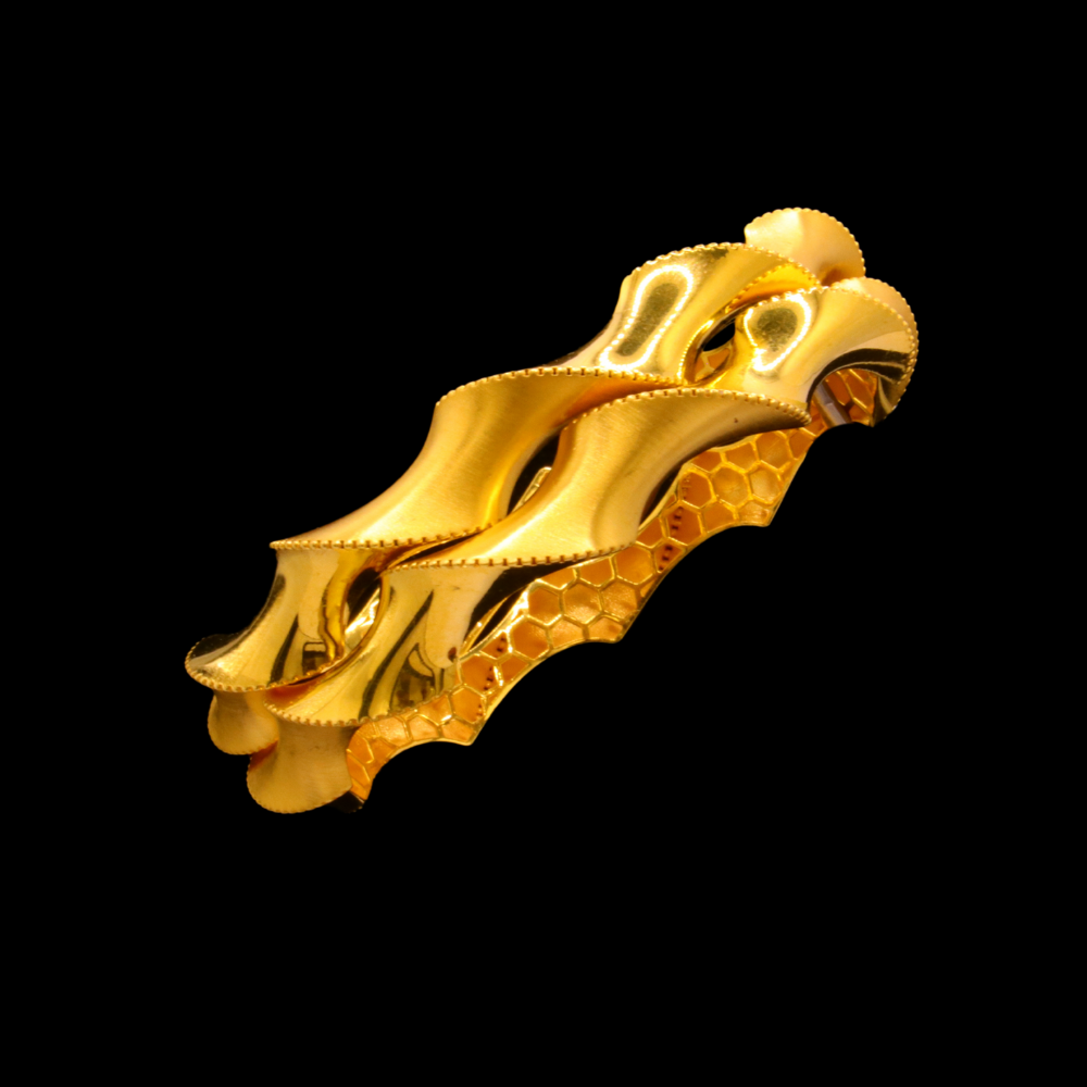21K Gold Bangle Bracelet – SD23539 image 2 of 2