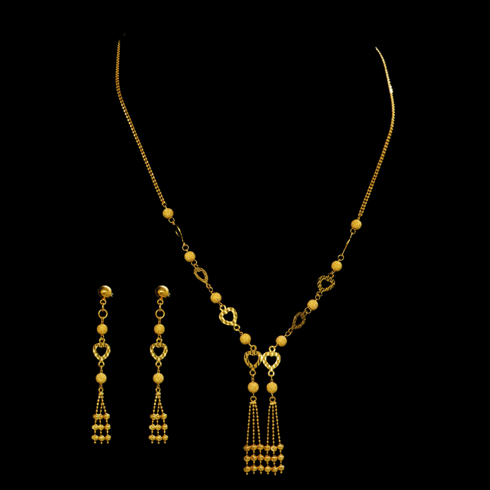 22K Gold Necklace Set