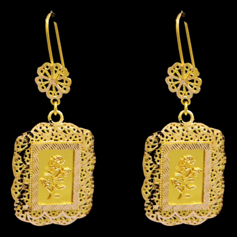 21K Gold Signature Earrings - SW31760