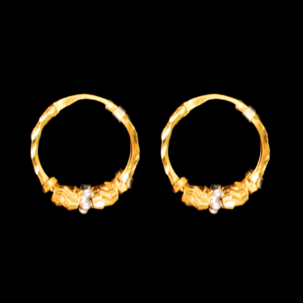 22K Gold Earrings - SW33493