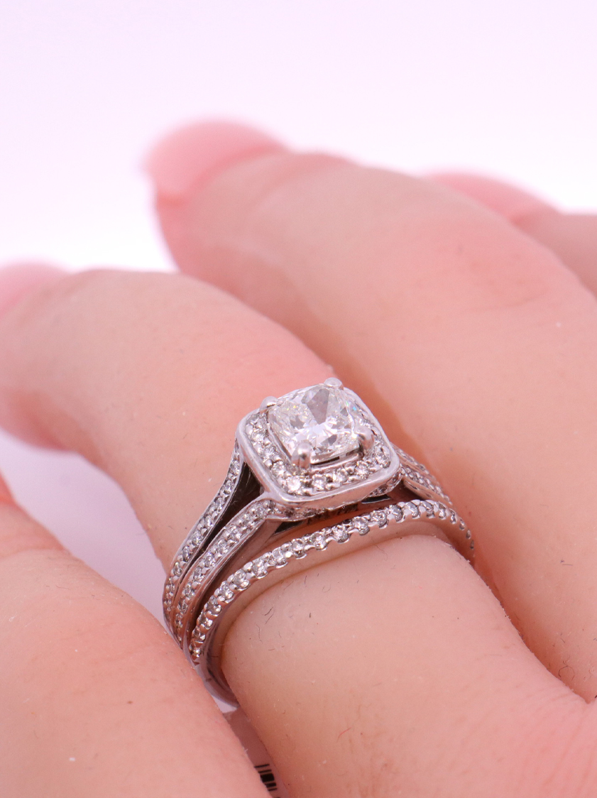 18k White Gold Diamond Bridal – SW13628