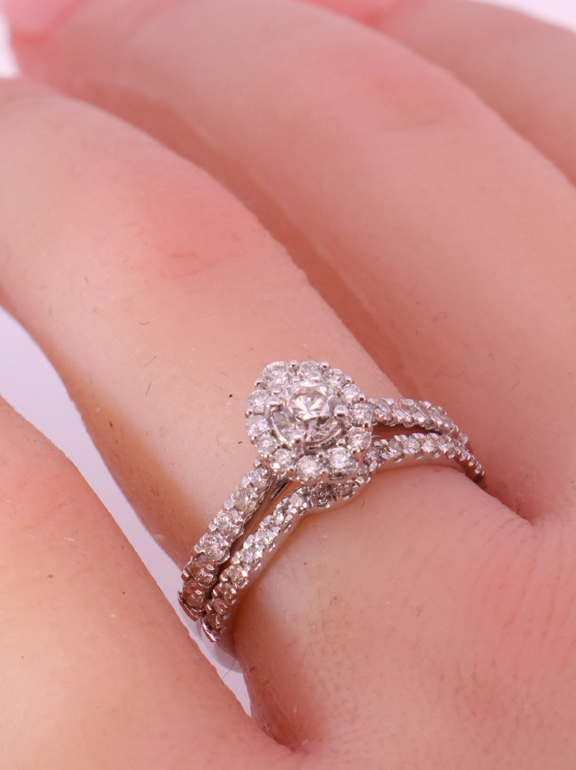 14K White Gold Diamond Bridal – SW13694 image 2 of 2