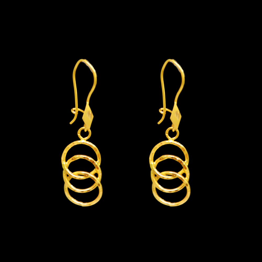 21K Gold Earrings