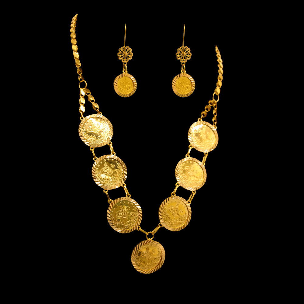 21K Short Necklace Set – SD28950
