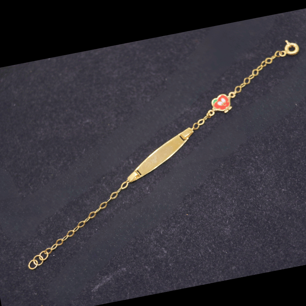 21K Gold Baby Bracelet