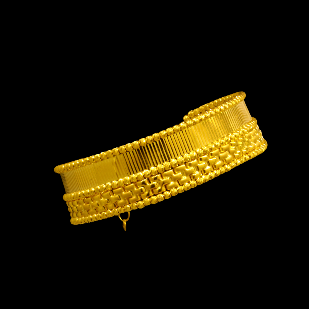 21K Gold Bangle Bracelet – SW23900 image 2 of 2