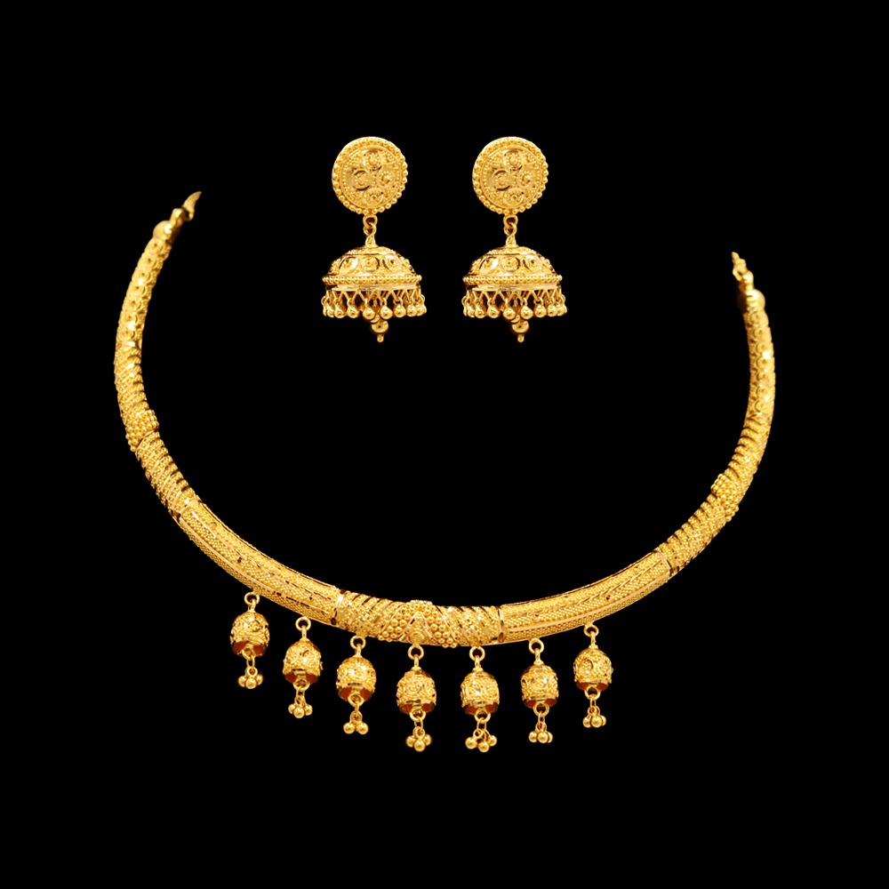 22K Gold Necklace Set