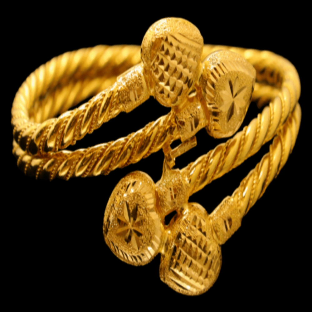21K Gold Bangle Bracelet – SB28083
