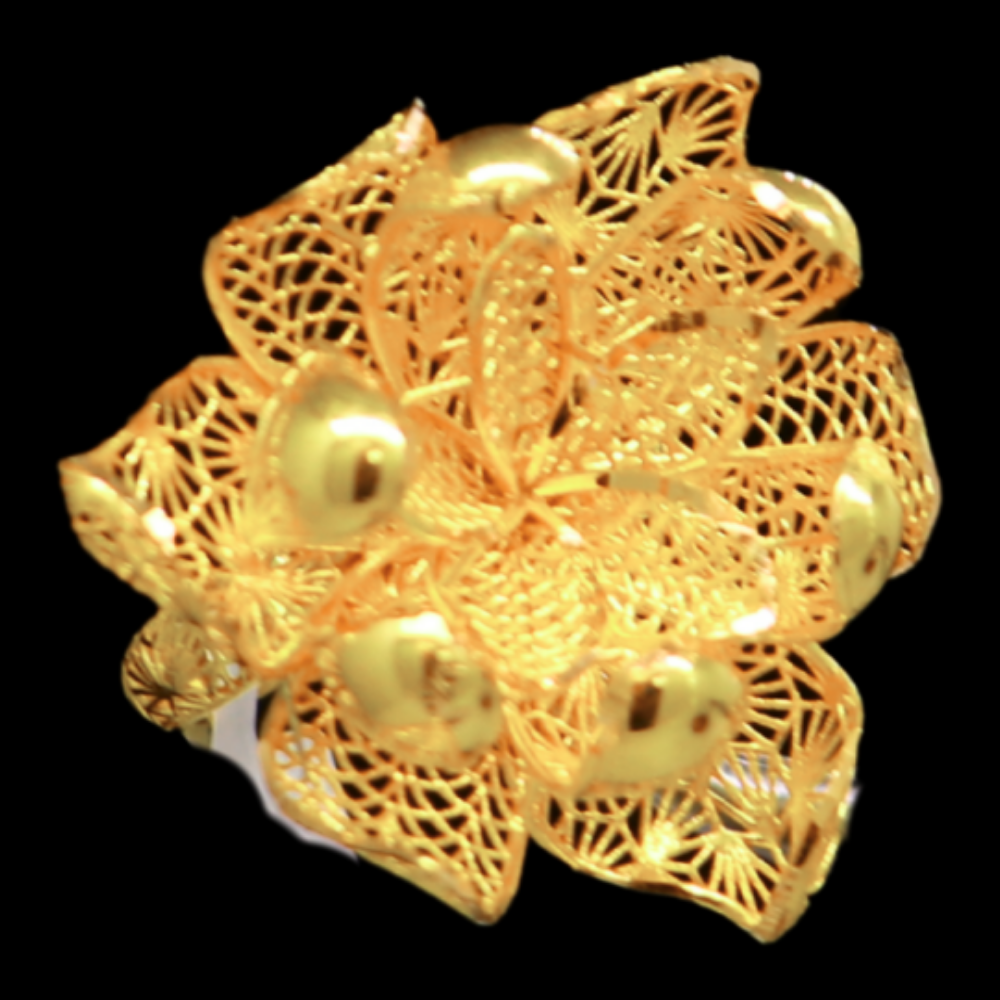 21K Yellow Gold Ring – Size 8 – SW33830