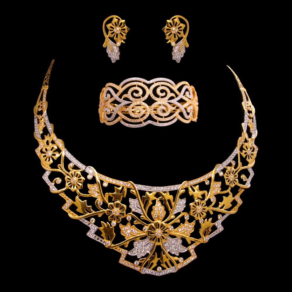 21K Short Necklace Set – SW21254