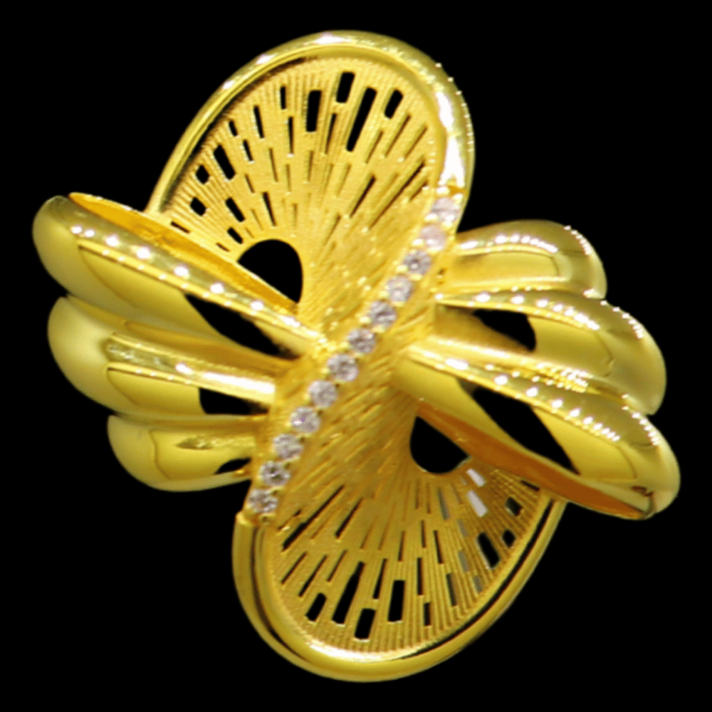 21K Yellow Gold Ring – Size 10 1/2 – SW30985
