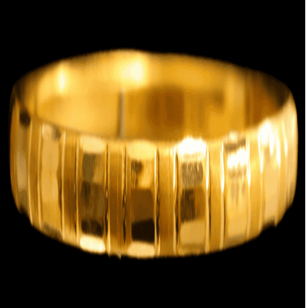 21K Gold Bangle, S (19) – SB28166