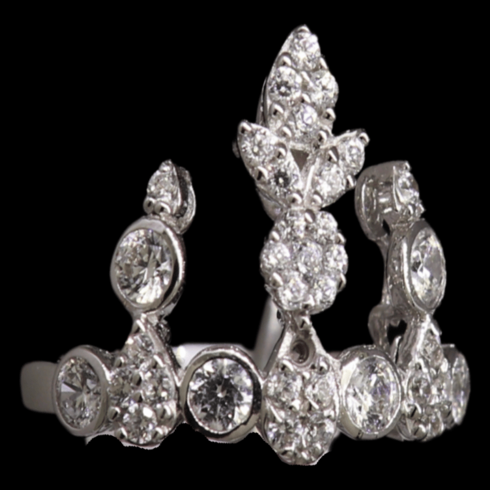 18K White Gold Ring