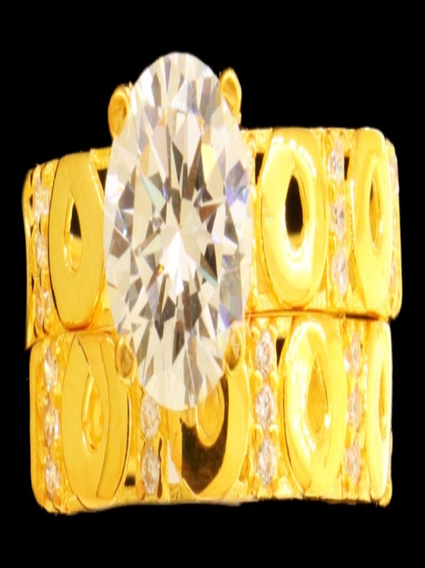 21K Gold Bridal Set