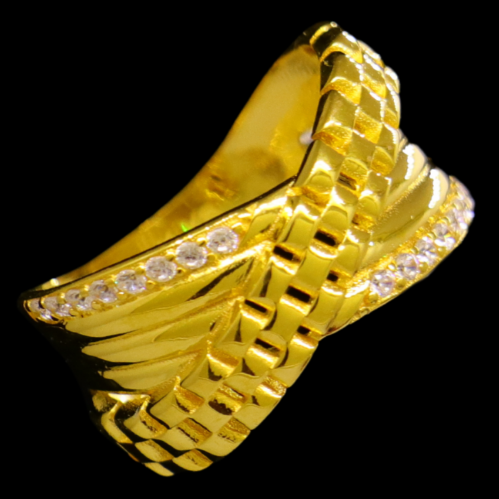 21K Yellow Gold Ring – Size 12 1/2 – SW27167