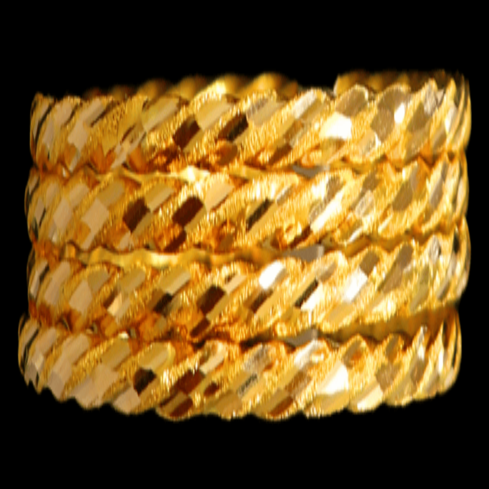21K Gold Bangle Set, S (19) – SW33619