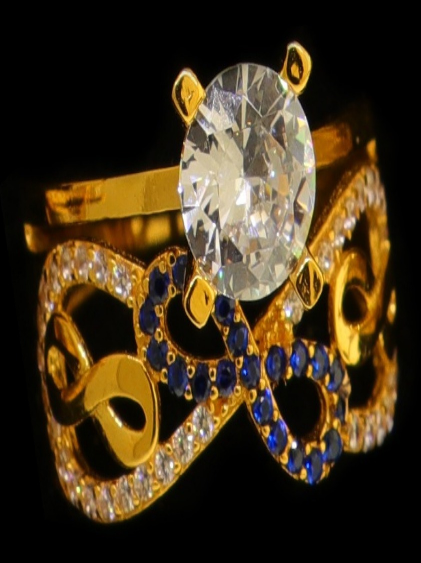 21K Gold Bridal Ring