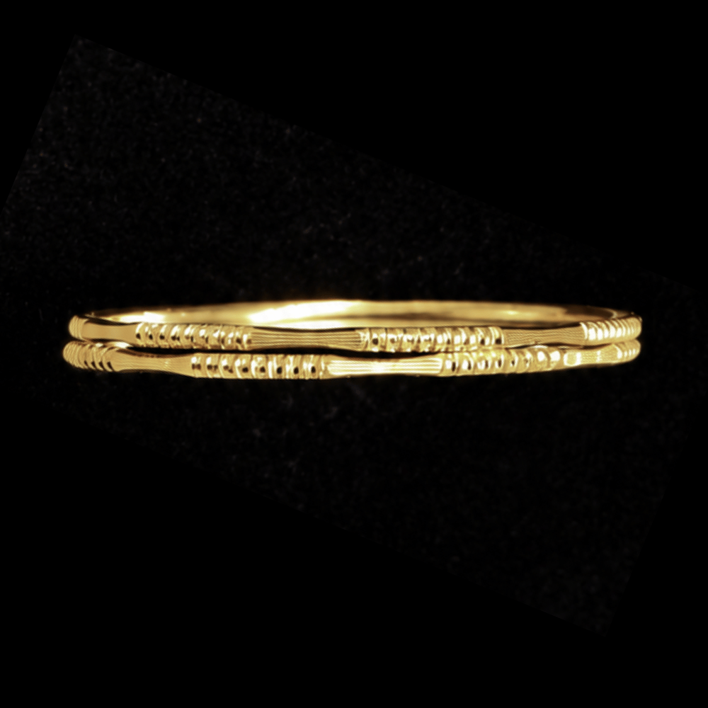 21K Gold Bangle Set (M)