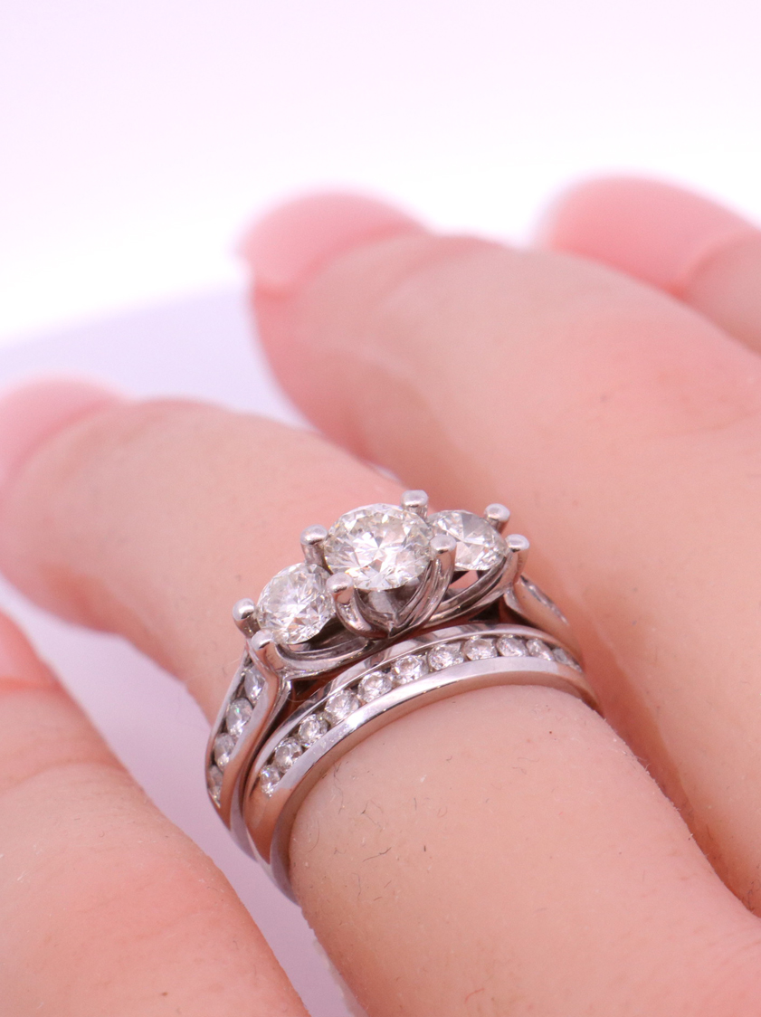 14K White Gold Diamond Bridal – SW13621