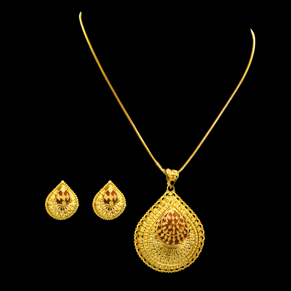 22K Gold Necklace Set