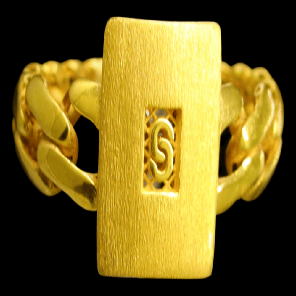 21K Yellow Gold Ring – Size 13 – SW30185