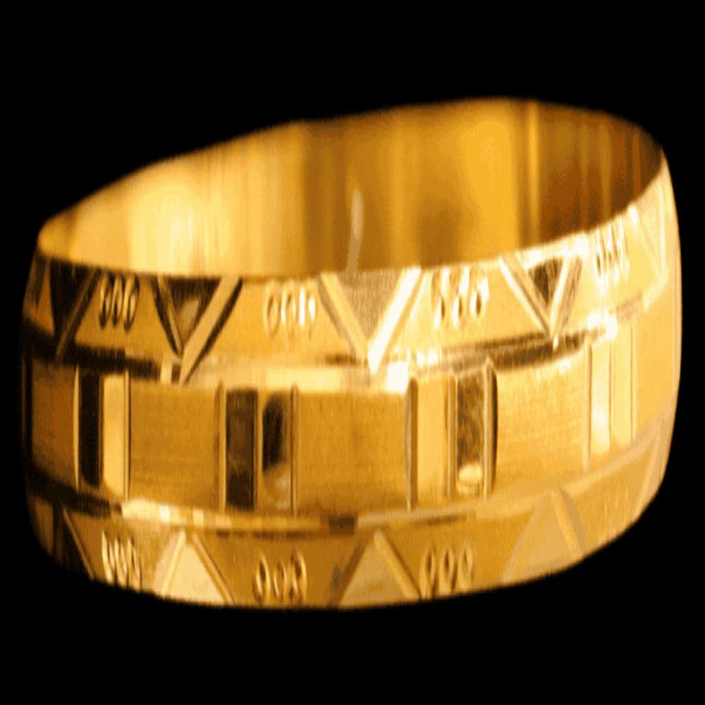 21K Gold Bangle, L (21) – SB28138