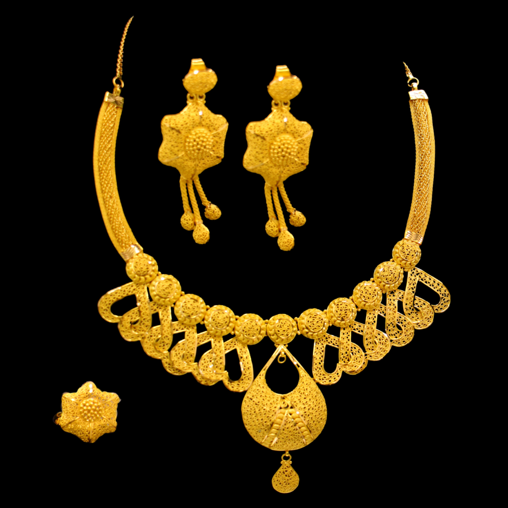 21K Short Necklace Set – SD27276