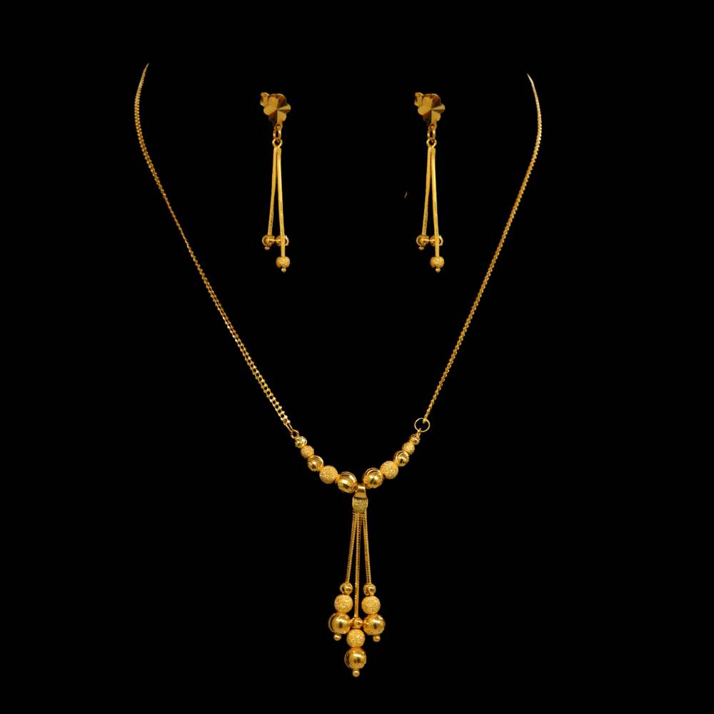 22K Gold Necklace Set