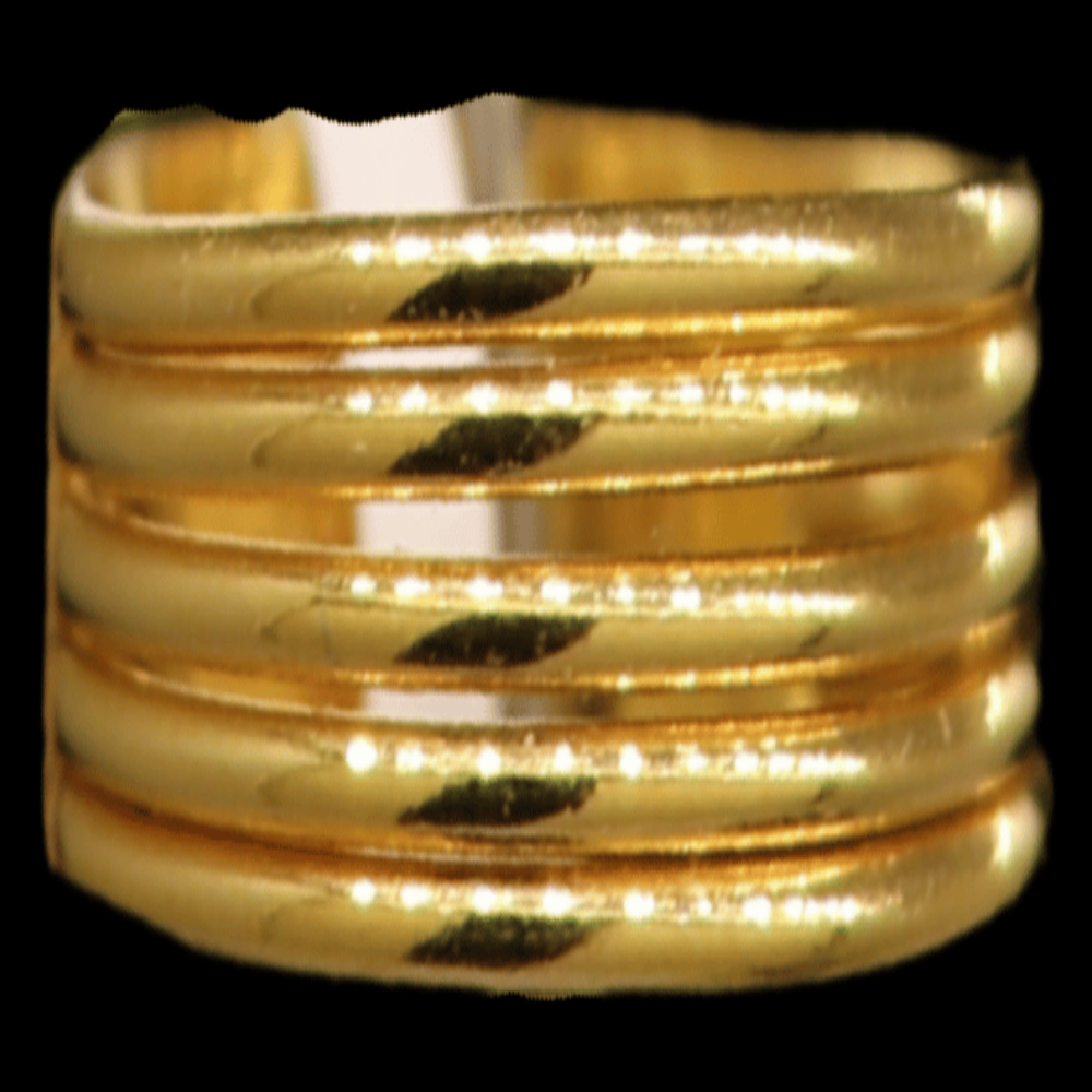 21K Gold Engagement Band Size 7.5 - SW30761