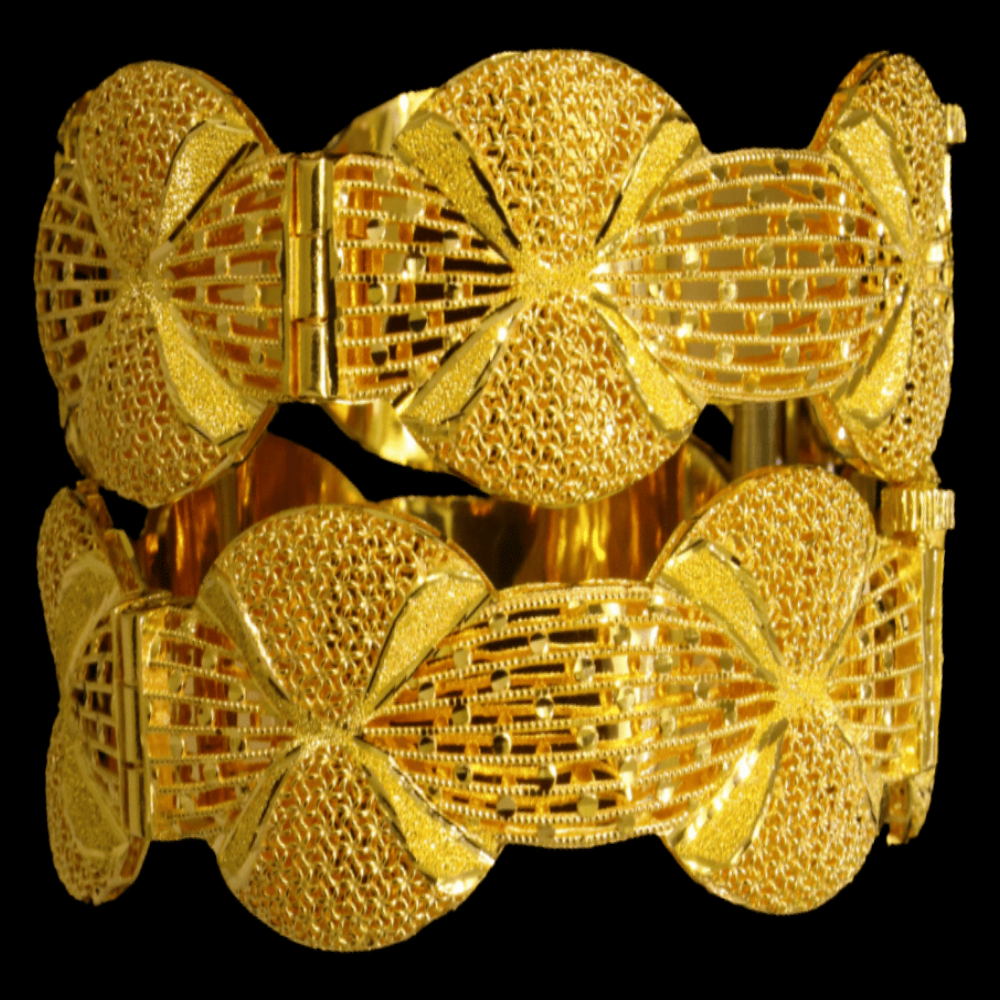 21K Gold Bangle Bracelet – SW23191