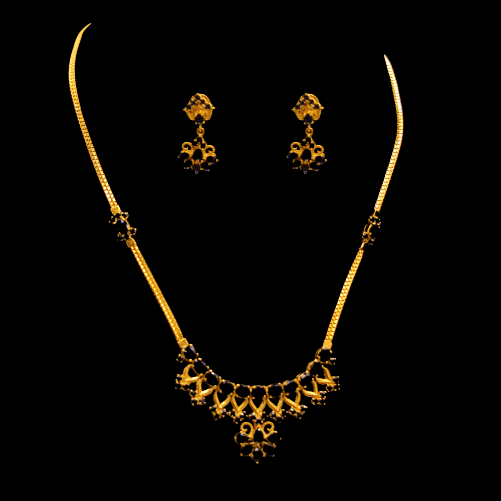 22K Gold Necklace Set