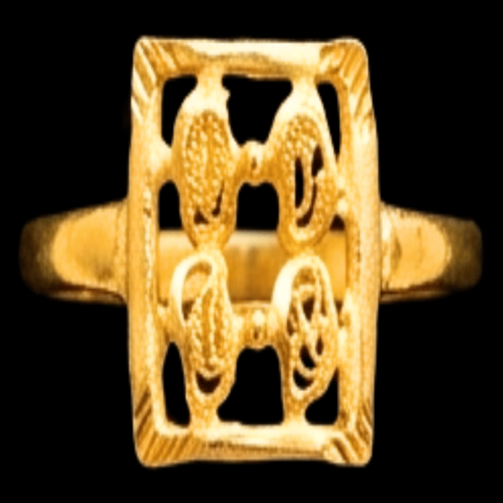 21K Yellow Gold Ring – Size 13 1/2 – SW33067