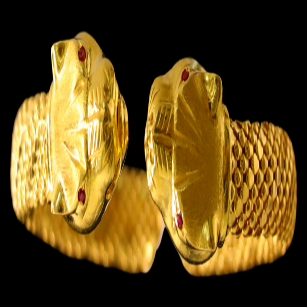 21K Gold Himo Bangle Bracelet
