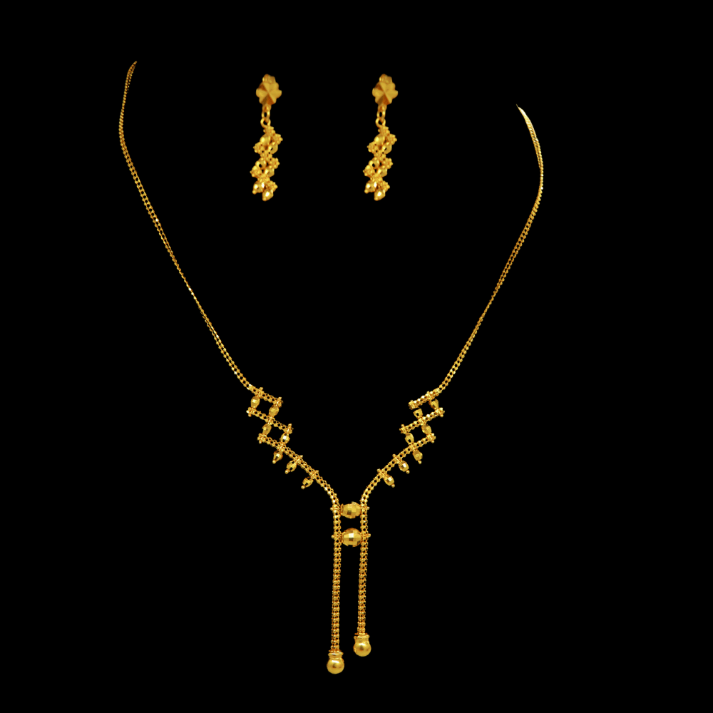 22K Gold Necklace Set