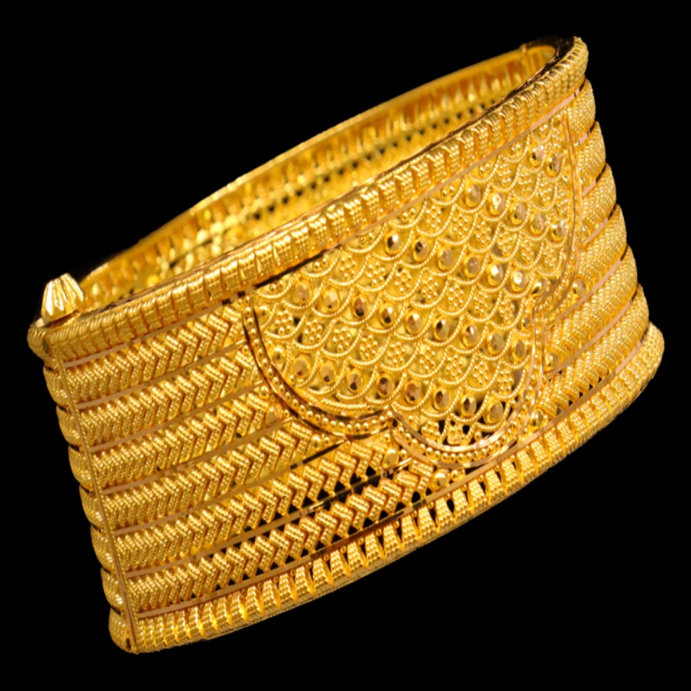 22K Gold Bangle Bracelet – SW16853 image 2 of 2
