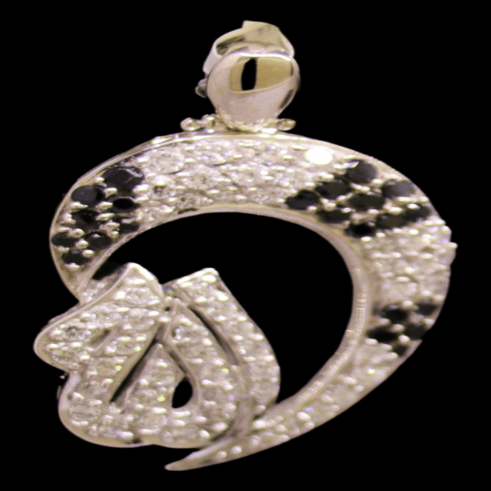 18K White Gold Pendant