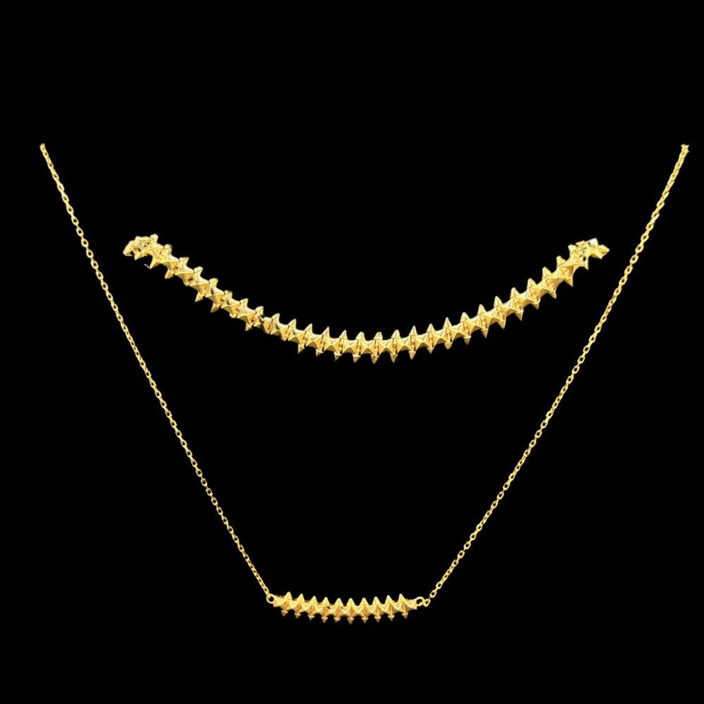 21K Gold Necklace Set