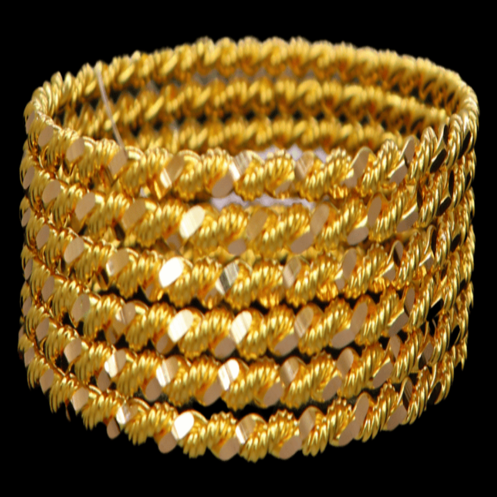 21K Gold Bangle Set, S (19) – SW33106