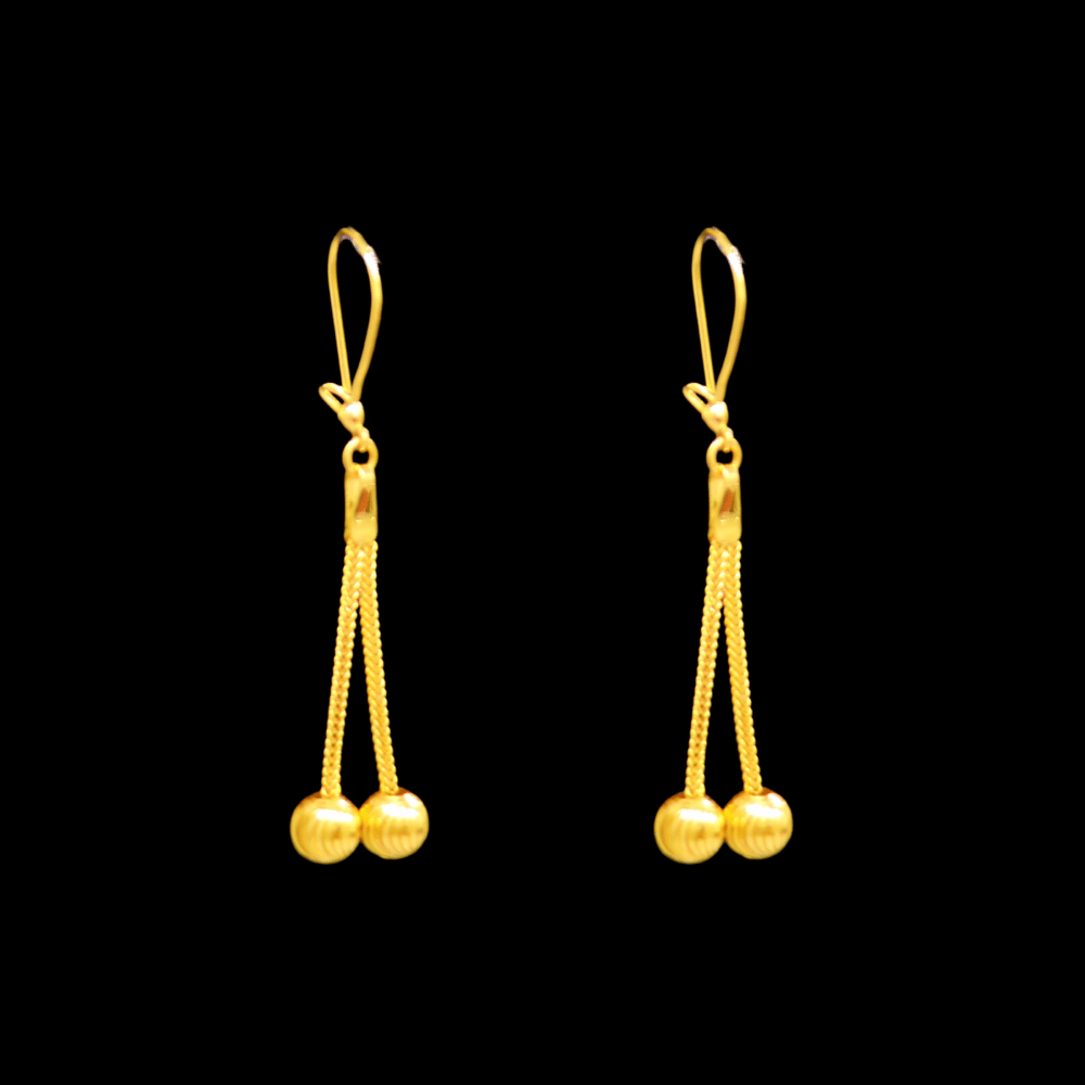 21K Gold Earrings