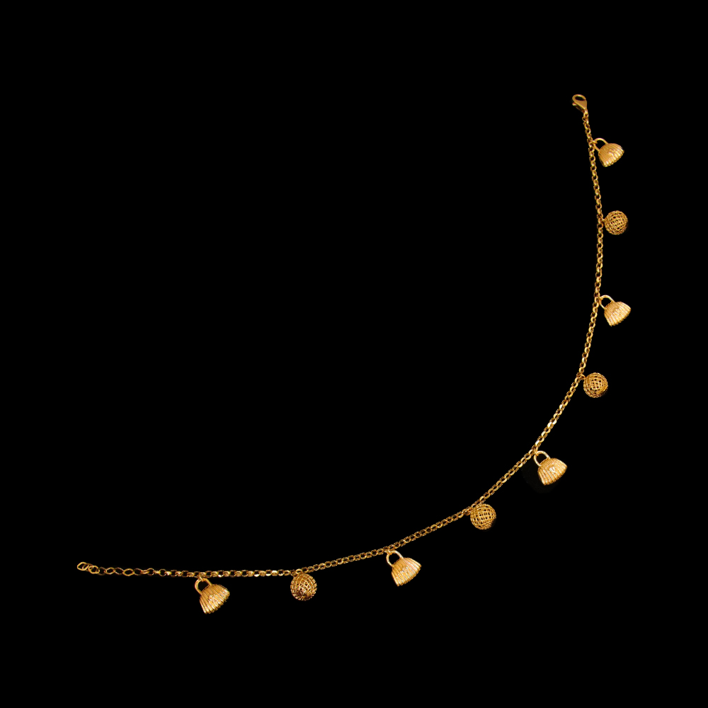 21K Gold Anklet