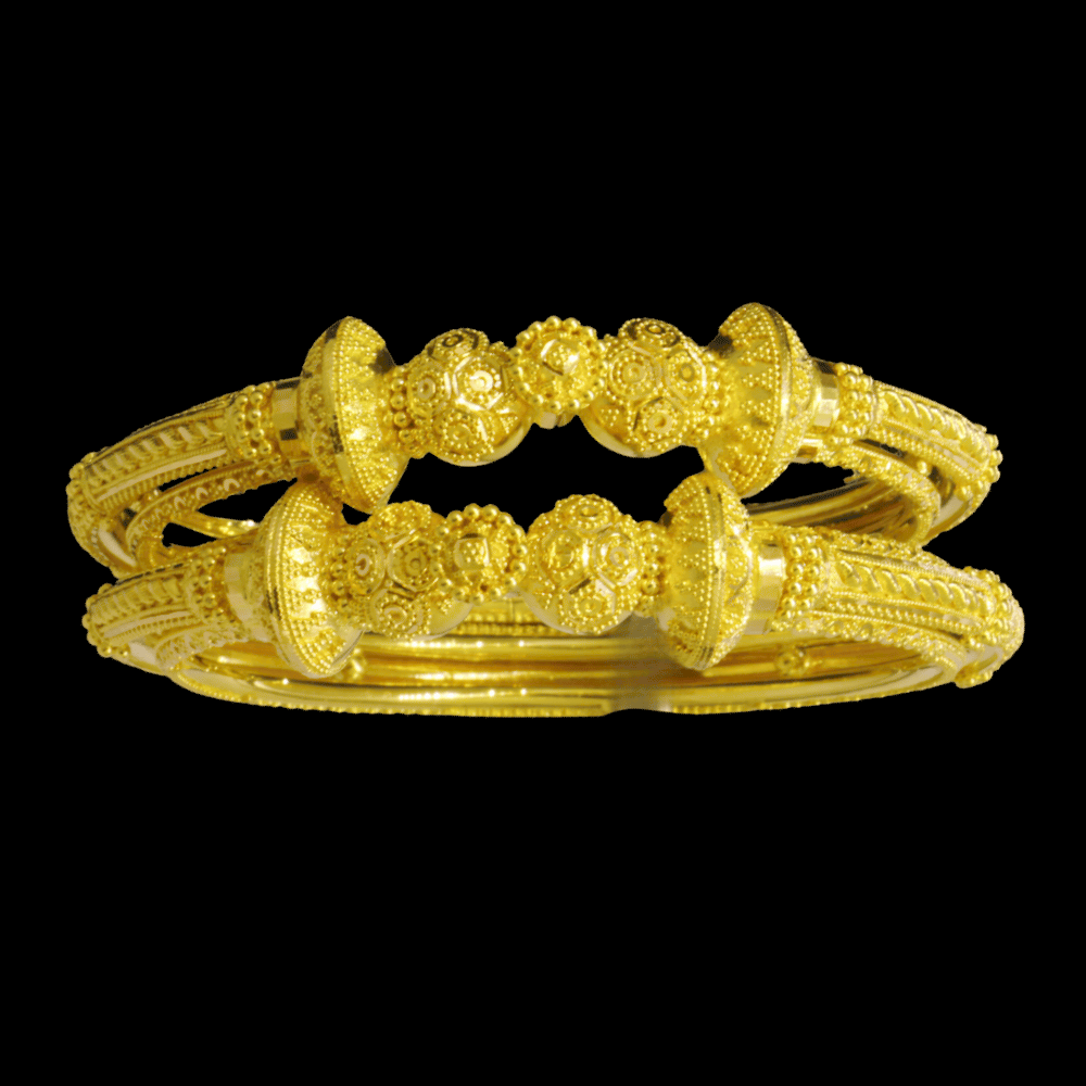 22K Gold Bangle Bracelet